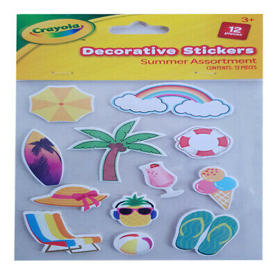 Crayola Decorative Stickers Summer RRP £1 CLEARANCE XL 99p